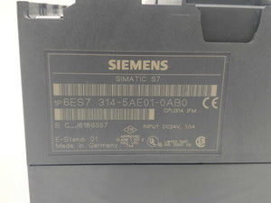 Siemens 6ES7314-5AE01-0AB0 Compact CPU with MPI