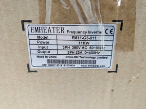 Emheater EM11-G3-011 Frequency Inverter 0-300Hz