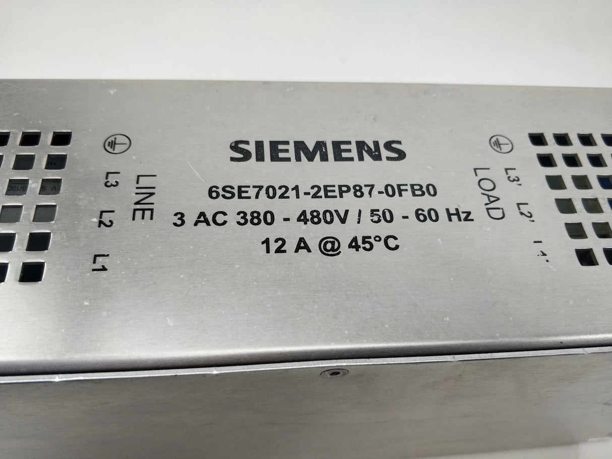 Siemens 6SE7021-2EP87-0FB0 Supression Filter