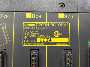 OMRON C200H-BC101-V2 CPU Base Unit