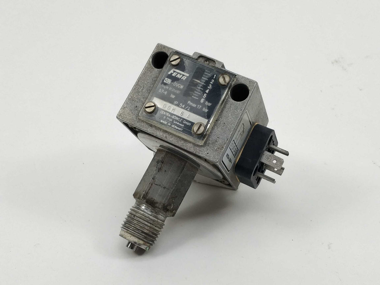 Fema DGM 6A Pressure Switch 0.7-6 Bar