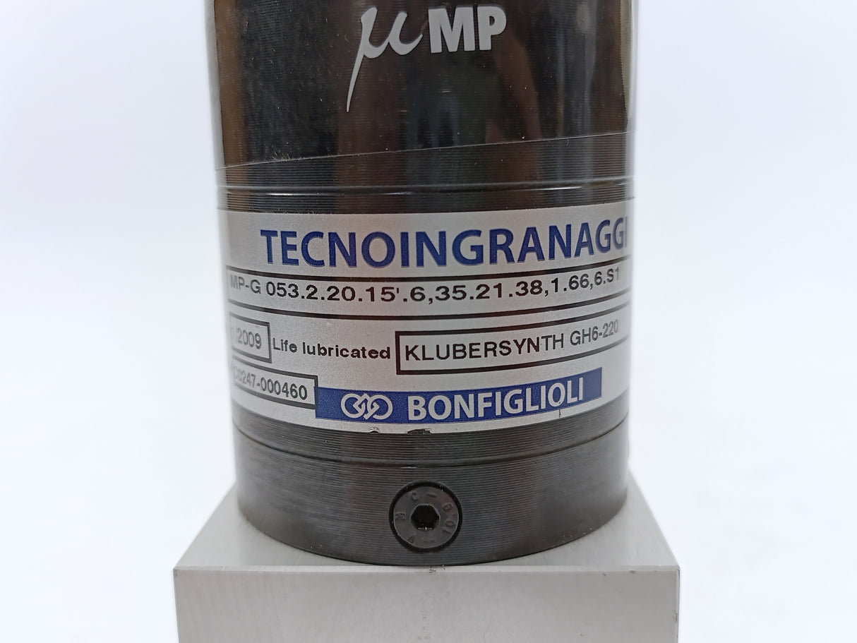 BONFIGLIOLI MP-G 053.2.20.15'.6,35.21.38,1.66,6.S1 TECNOINGRANAGGI Servo Motor