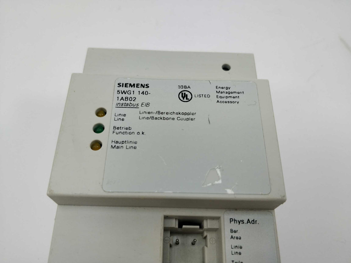 Siemens 5WG1140-1AB02 Line/backbone coupler