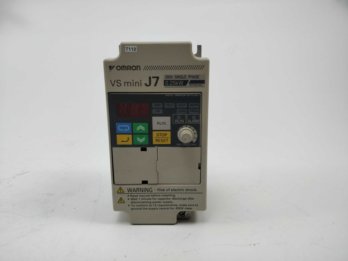 OMRON CIMR-J7AZB0P2 VS mini J7 Inverter 200V Single Phase 0.25kW