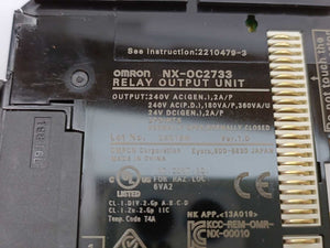 OMRON NX-OC2733 Relay Output Unit