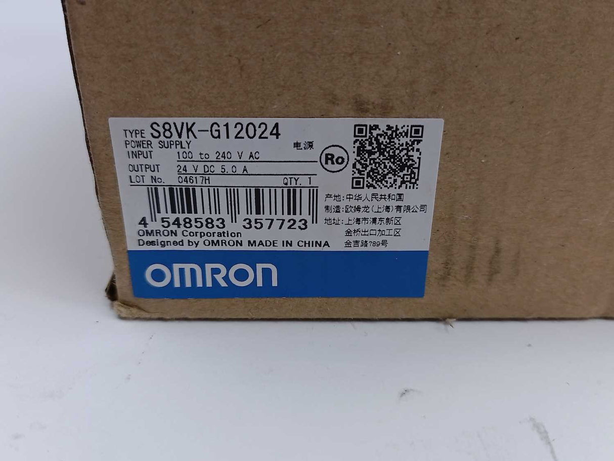 OMRON S8VK-G12024 Power Supply 24V 5A