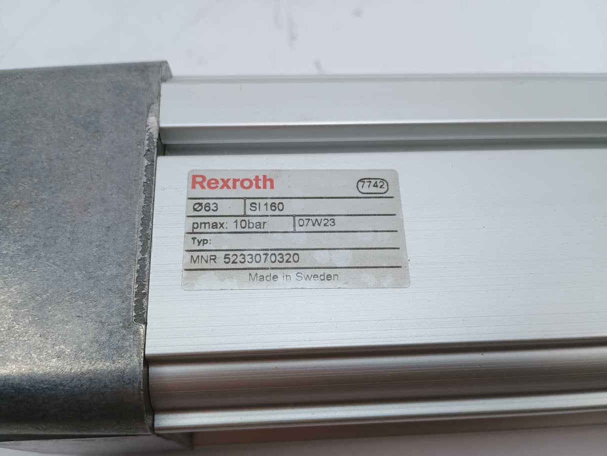 Rexroth 5233070320 523-DA-063-0160-GRN-MM-M00B11S1W000DWWS0 Cylinder