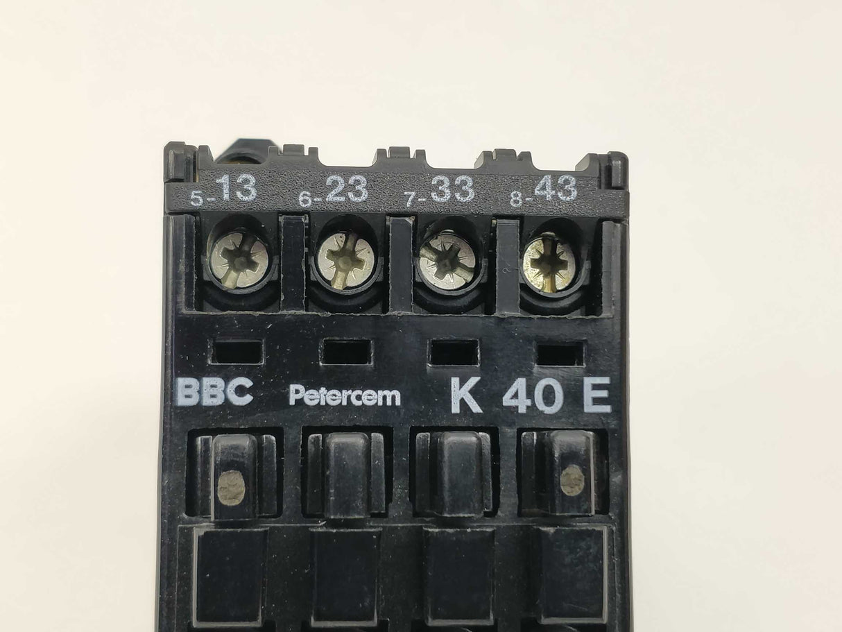 BBC Petercem K40E Contactor. 230V AC