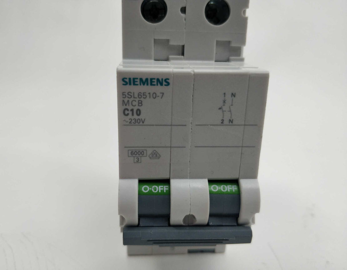 Siemens 5SL6510-7 Miniature circuit breaker MCB C10