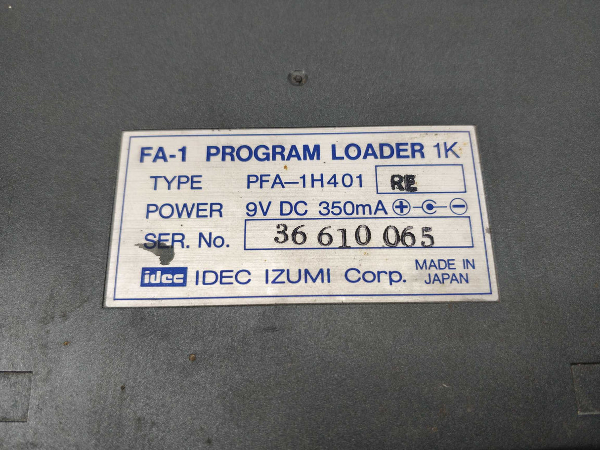 Idec PFA-1H401RE FA-1 Program Loader