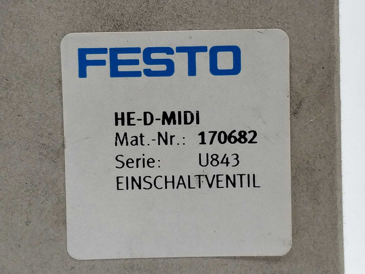 Festo 170682 HE-D-MIDI On/off vale