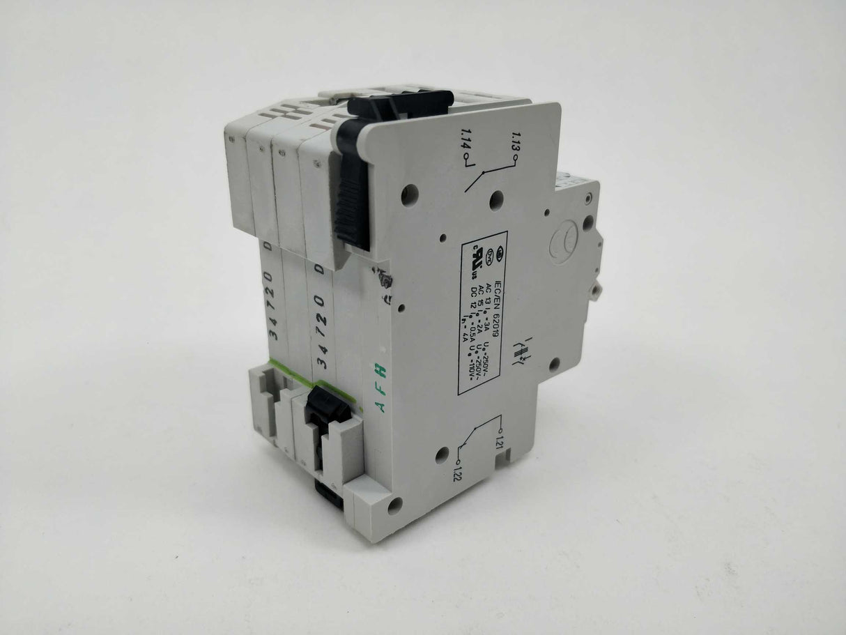 MOELLER FAZ-2-D20 Circuit breaker with FAZ-XHI11 Auxiliary contact