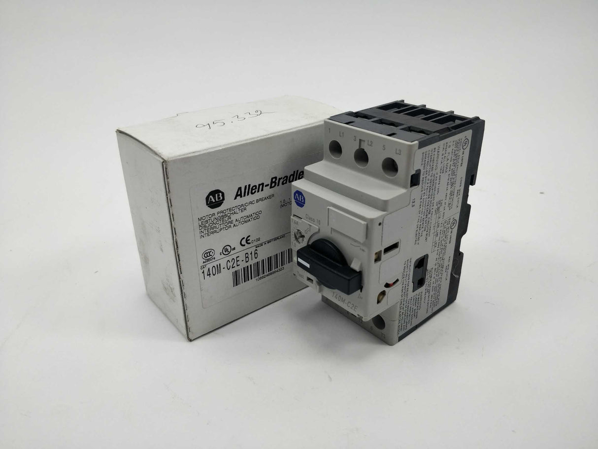 AB 140M-C2E-B16 Motor Protection Circuit Breaker, Ser. C. 1-1,6 A