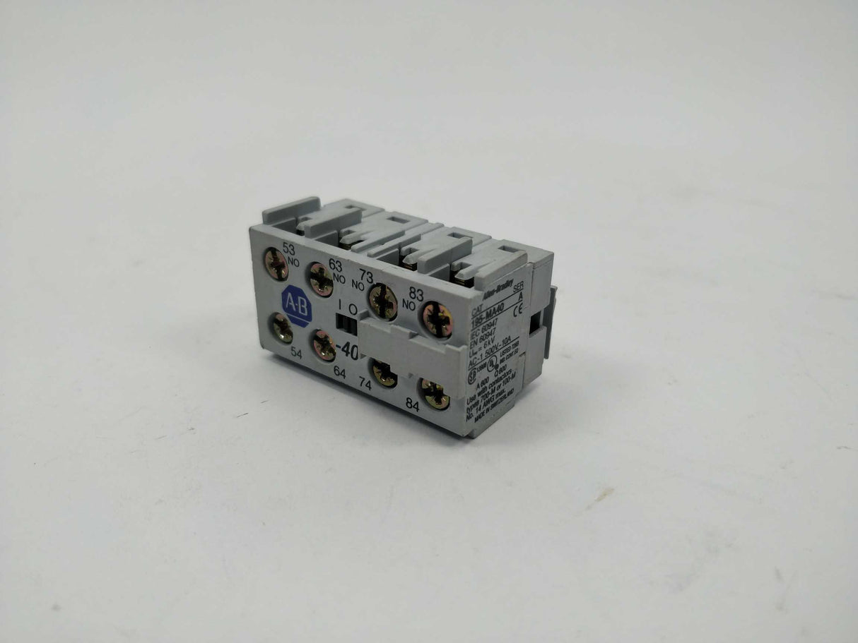 AB 195-MA40 Auxiliary Contact, Ser. A