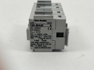 AB 195-MA40 Auxiliary Contact, Ser. A