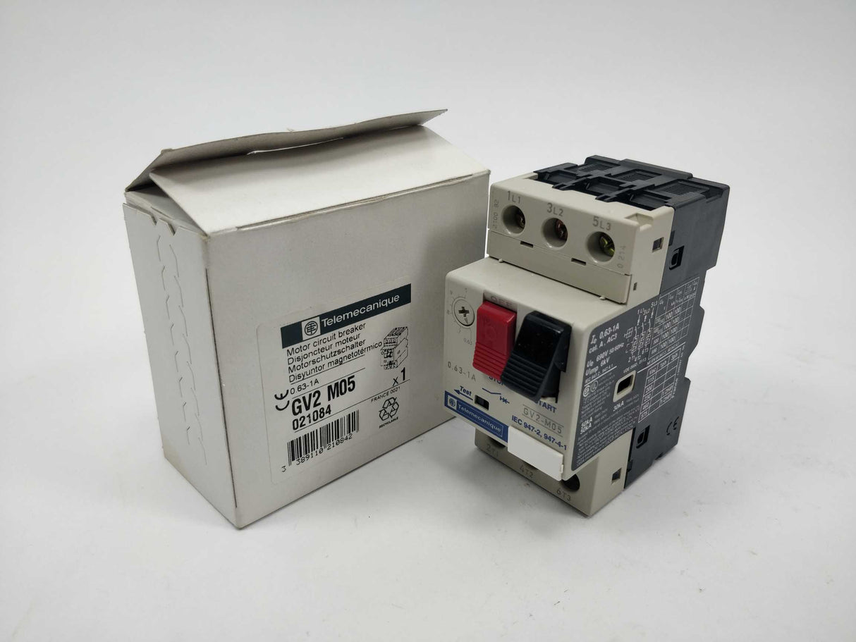 TELEMECANIQUE GV2-M05 Motor circuit breaker 0.63-1A