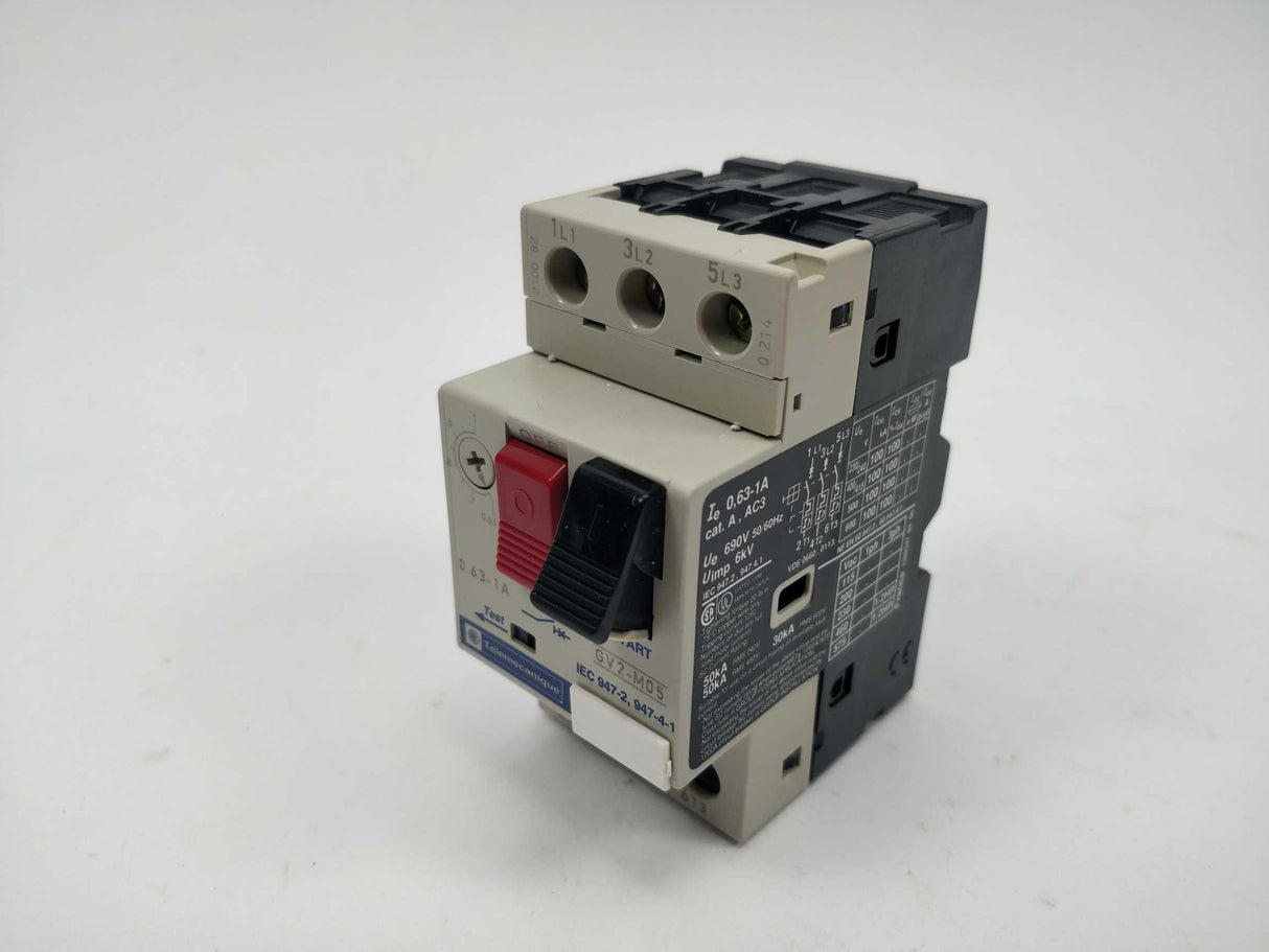 TELEMECANIQUE GV2-M05 Motor circuit breaker 0.63-1A