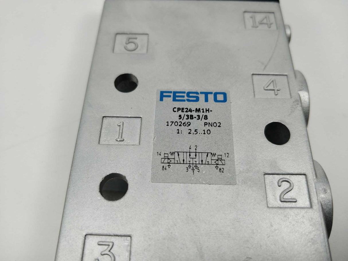 Festo 170269 CPE24-M1H-5/3B-3/8 Solenoid Valve