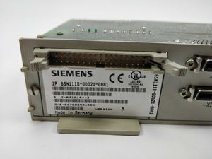 Siemens 6SN1118-0DG21-0AA1 VER. B Simodrive Control Plug-in Unit