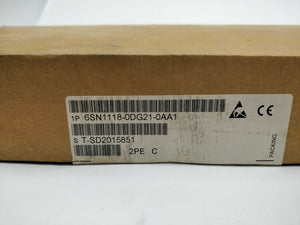 Siemens 6SN1118-0DG21-0AA1 VER. B Simodrive Control Plug-in Unit