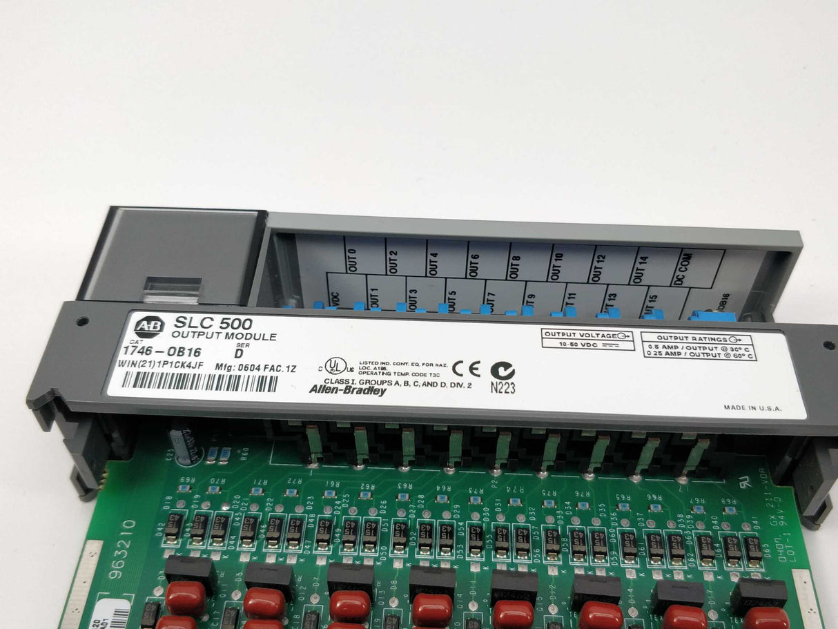 AB 1746-OB16 SLC 500 SER. D OUTPUT MODULE