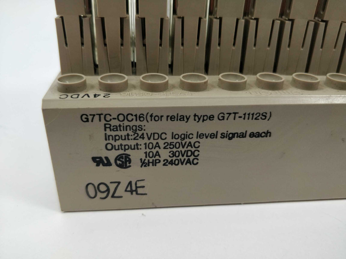 OMRON G7TC-OC16 24VDC Logic level signal each, (For relay type G7T-1112S)