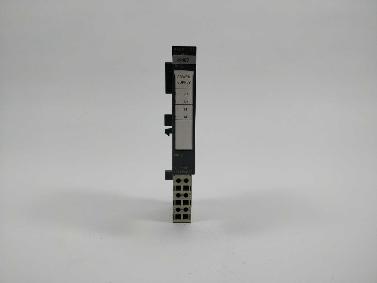 Siemens 6ES7138-4CA01-0AA0 SIMATIC  07  PM-E power modules for ET 200S