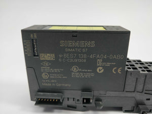 Siemens 6ES7138-4FA04-0AB0 Electronics module f. ET200S