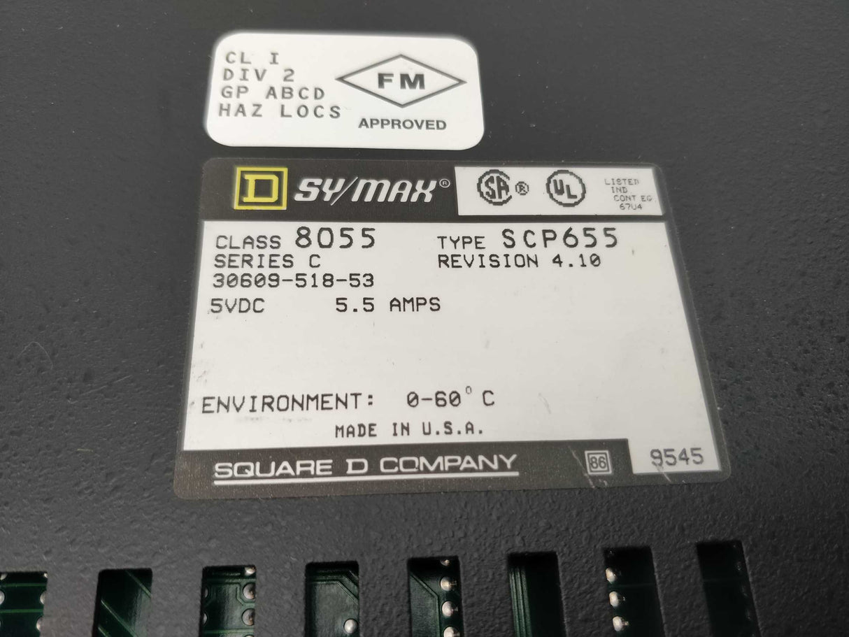 Sy/Max SCP655 Processor, Model 650, Class 8055, Ser. C