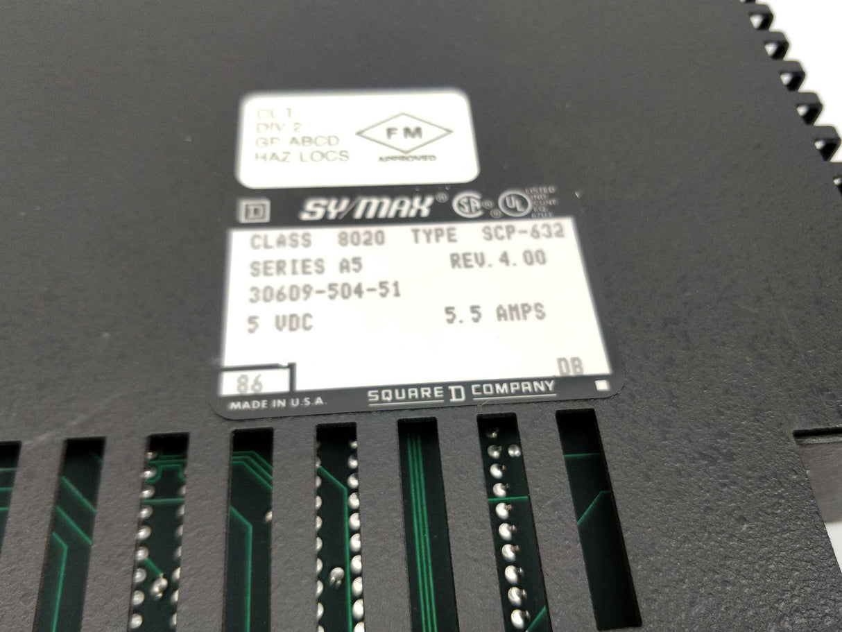 Sy/Max 30609-504-51 Processor, Model 600, SCP-632 Class 8020, Ser. A5