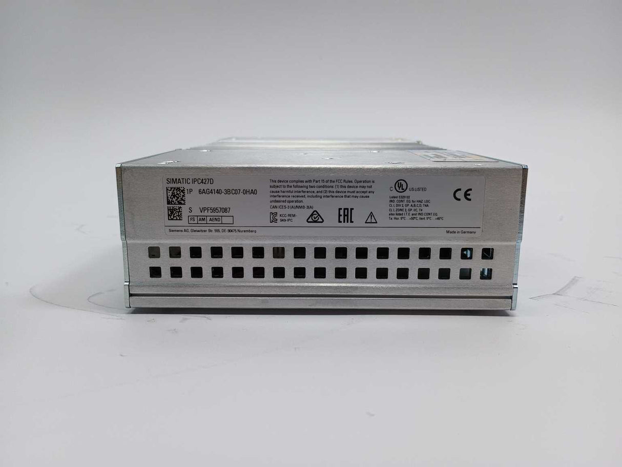 Siemens 6AG4140-3BC07-0HA0 Simatic IPC427D