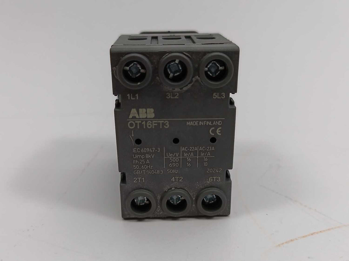 ABB 1SCA104838R1001 OT16FT3 Switch-Disconnector