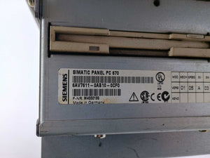 Siemens 6AV7611-0AB10-0CF0 GWE-570043900300 Simatic Panel PC Panelsystem 10''