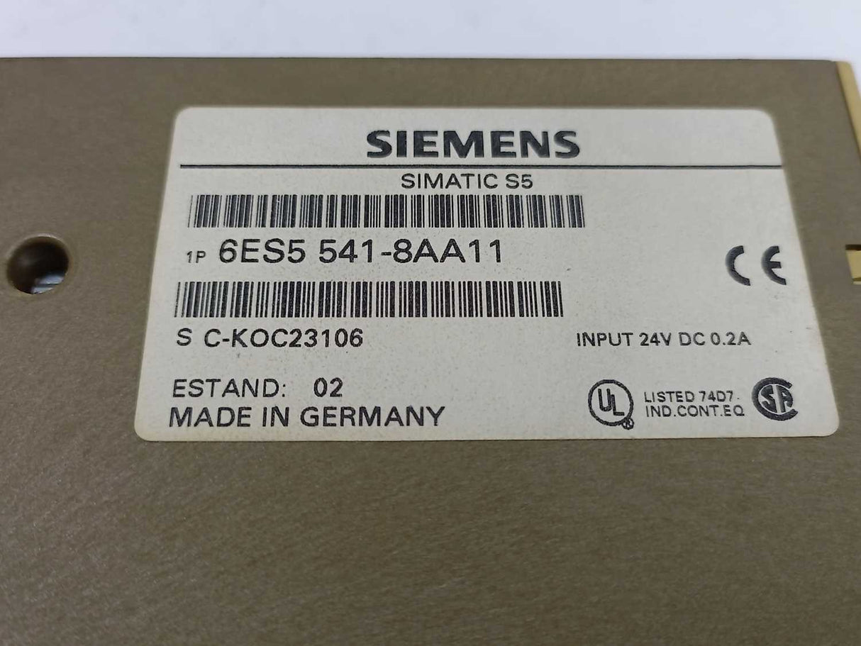 Siemens 6ES5541-8AA11 SIMATIC S5 CP 541