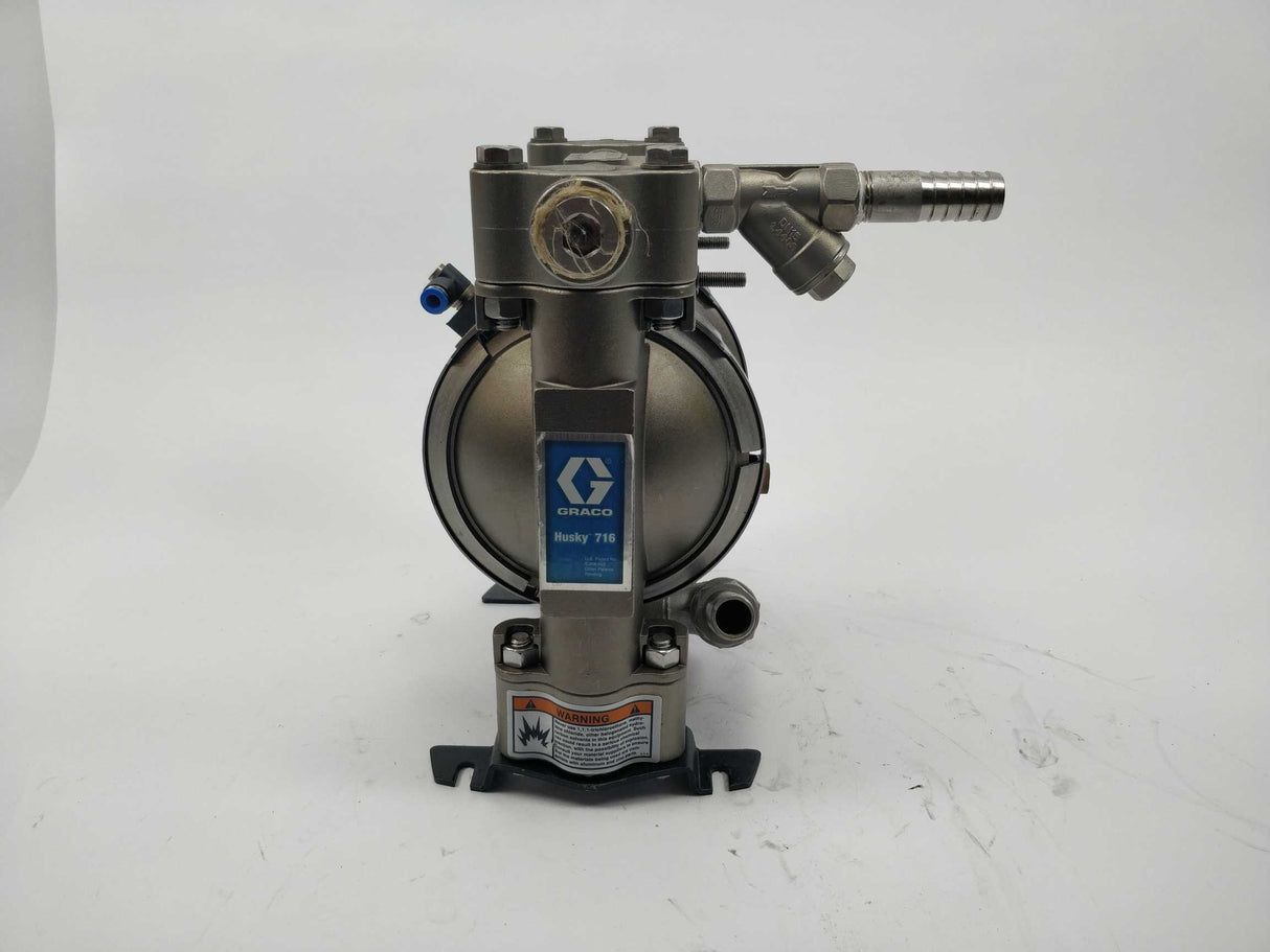 Graco D5D31106D11E HUSKY 716 Air Operated Double Diaphragm Metal Pump