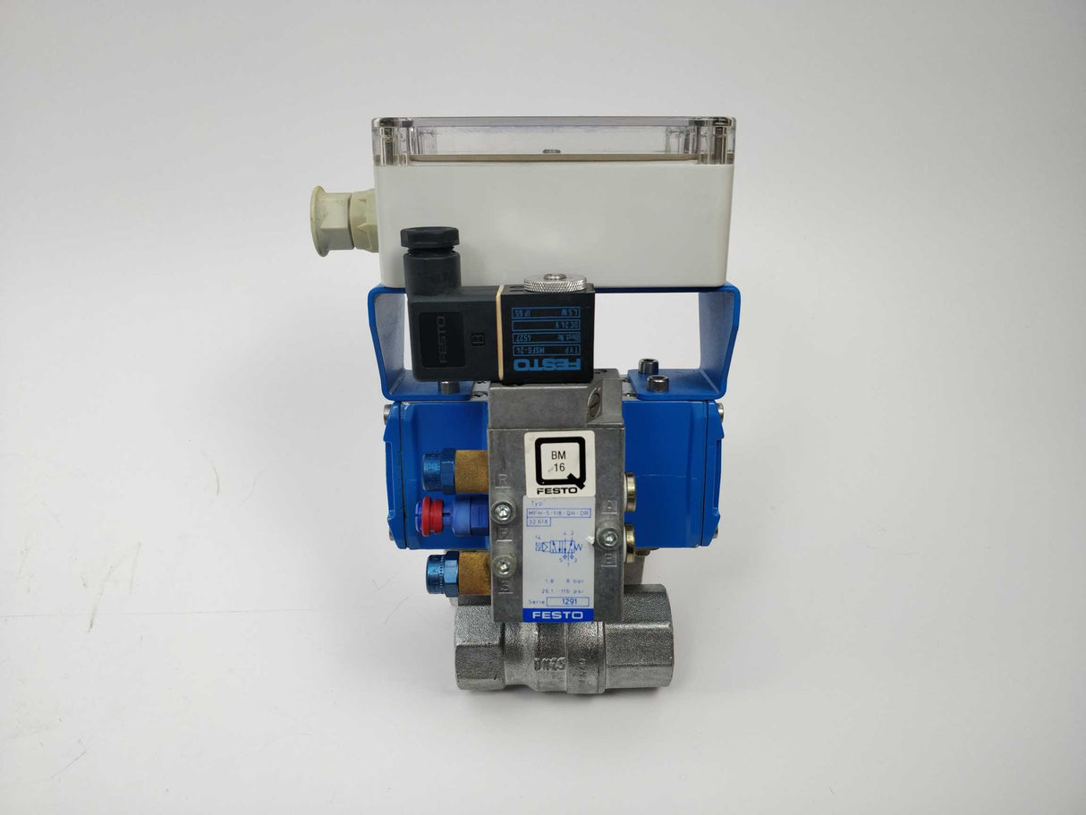 Festo QH-DR-E-S3-E3SW Valve with additional components