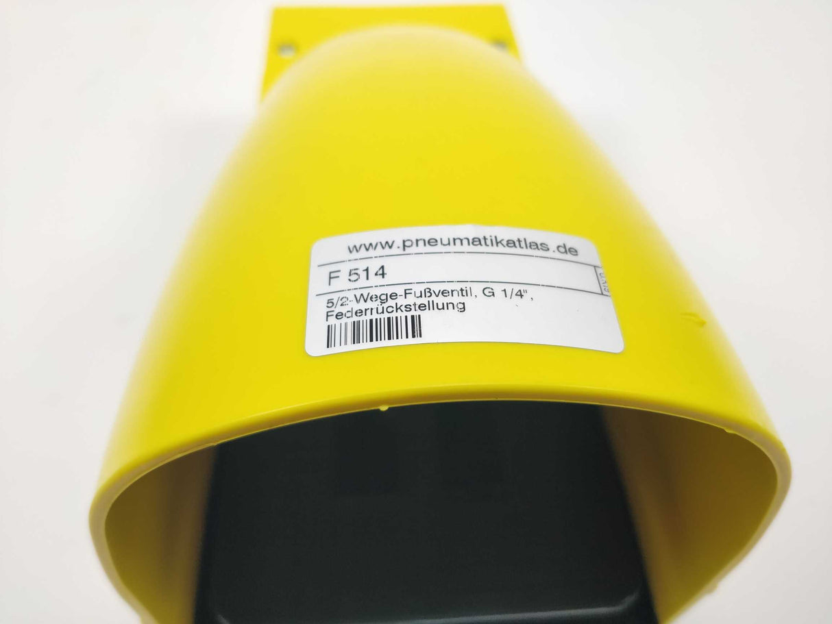 Pneumatikatlas F514 5/2-way-foot valve