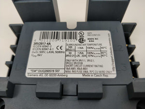 Siemens 3RV2917-4A 3-phase busbar