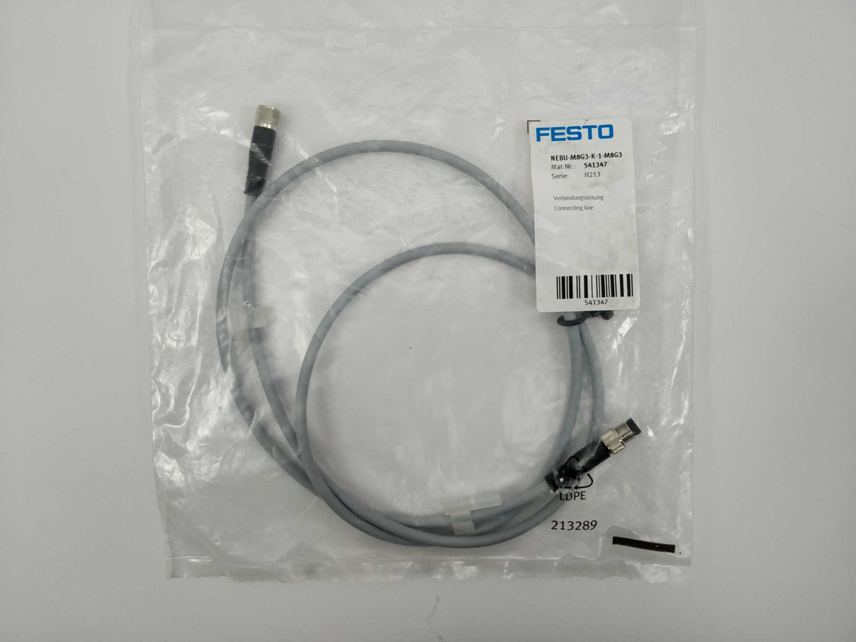 Festo 541347 Connecting cable NEBU-M8G3-K-1-M8G3