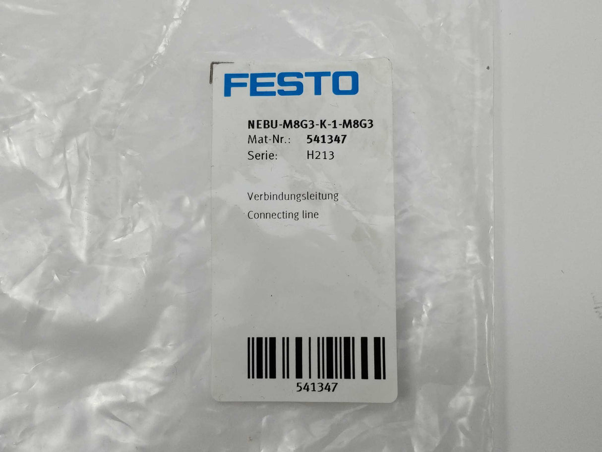 Festo 541347 Connecting cable NEBU-M8G3-K-1-M8G3