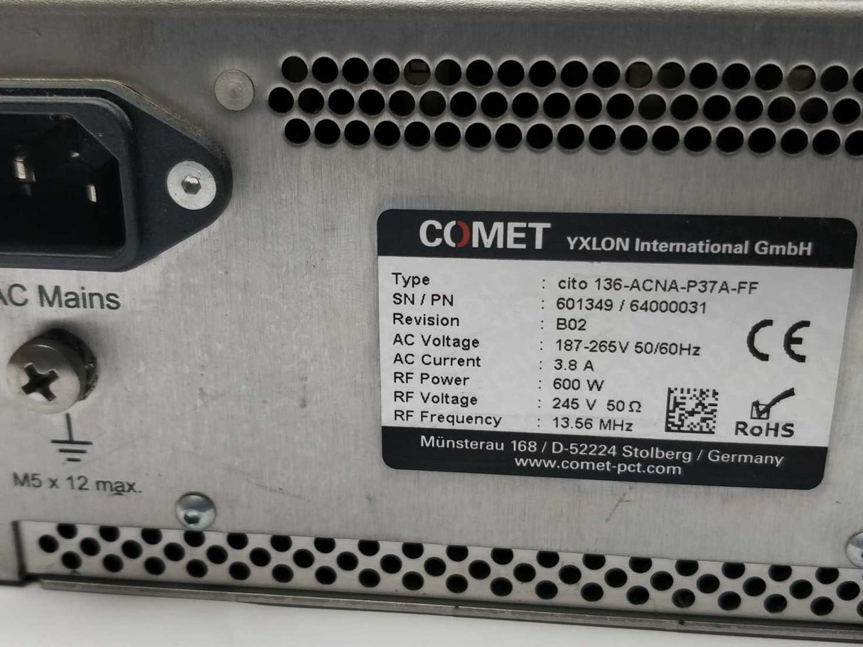 Comet 64000031 RF Control cito 136-ACNA-P37A-FF