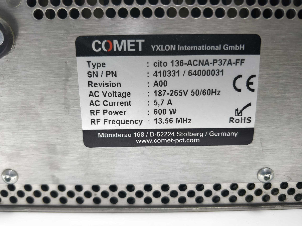 Comet 64000031 RF Control cito 136-ACNA-P37A-FF