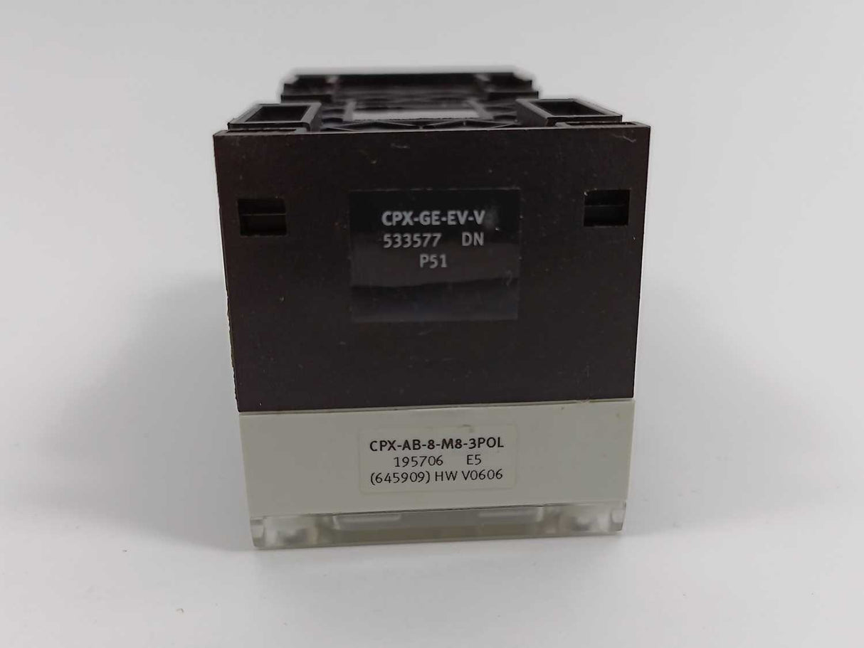 Festo 195706 CPX-AB-8-M8-3POL Manifold block with 533577