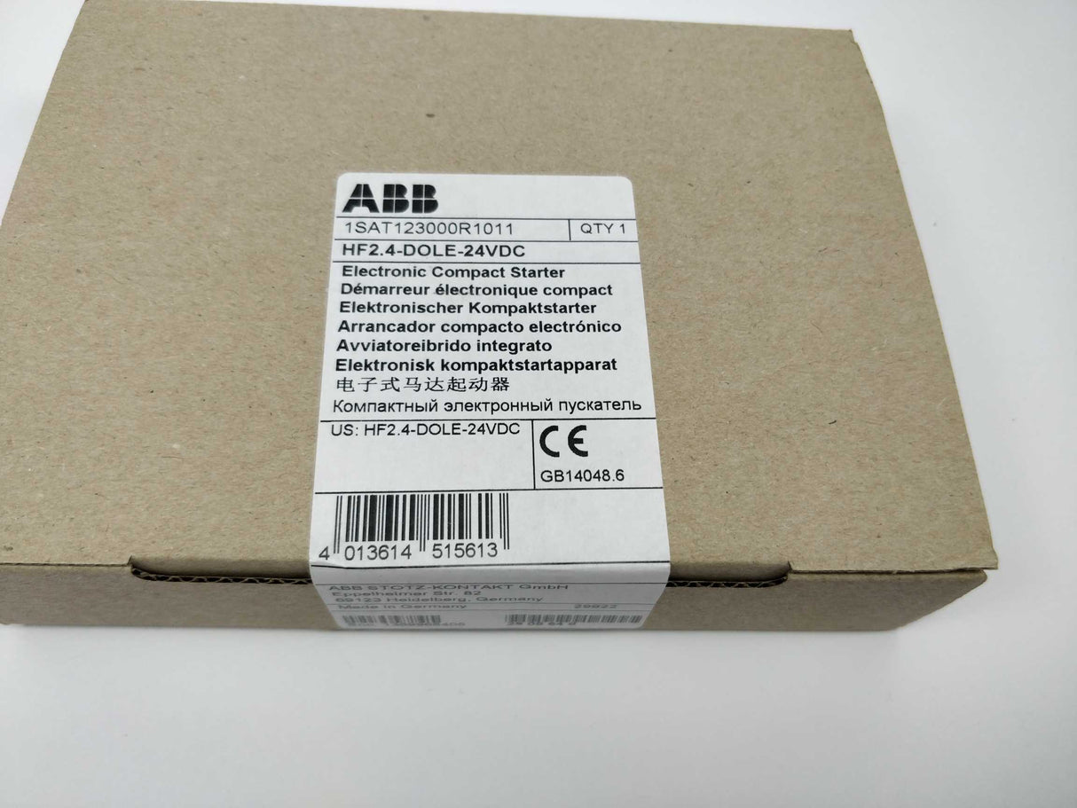 ABB 1SAT123000R1011 HF2.4-DOLE-24VDC Electronic Starter