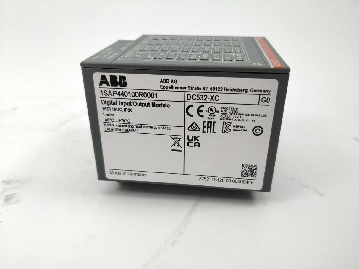 ABB 1SAP440100R0001 DC532-XC, Digital Input/Output Module