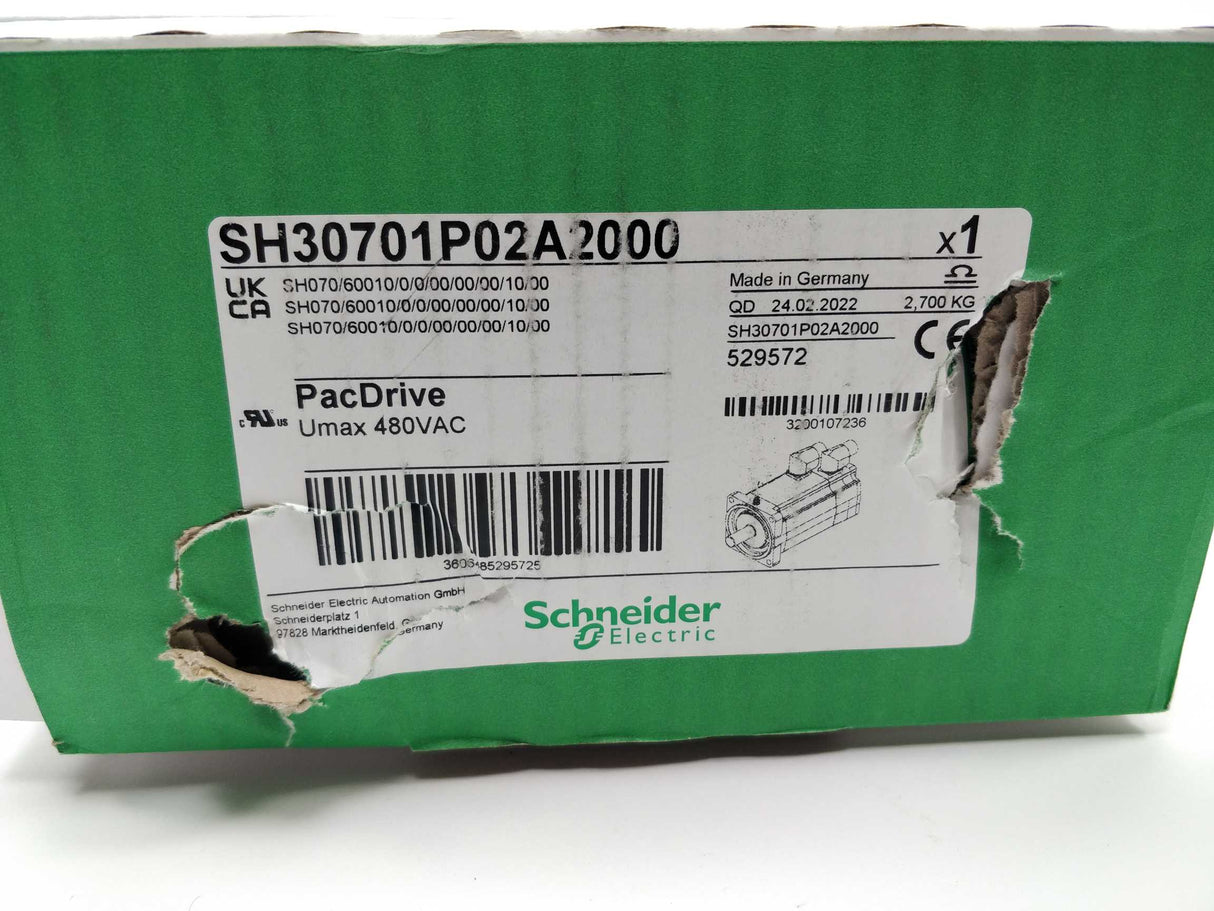 Schneider Electric SH30701P02A2000 Servomotor SH3 070