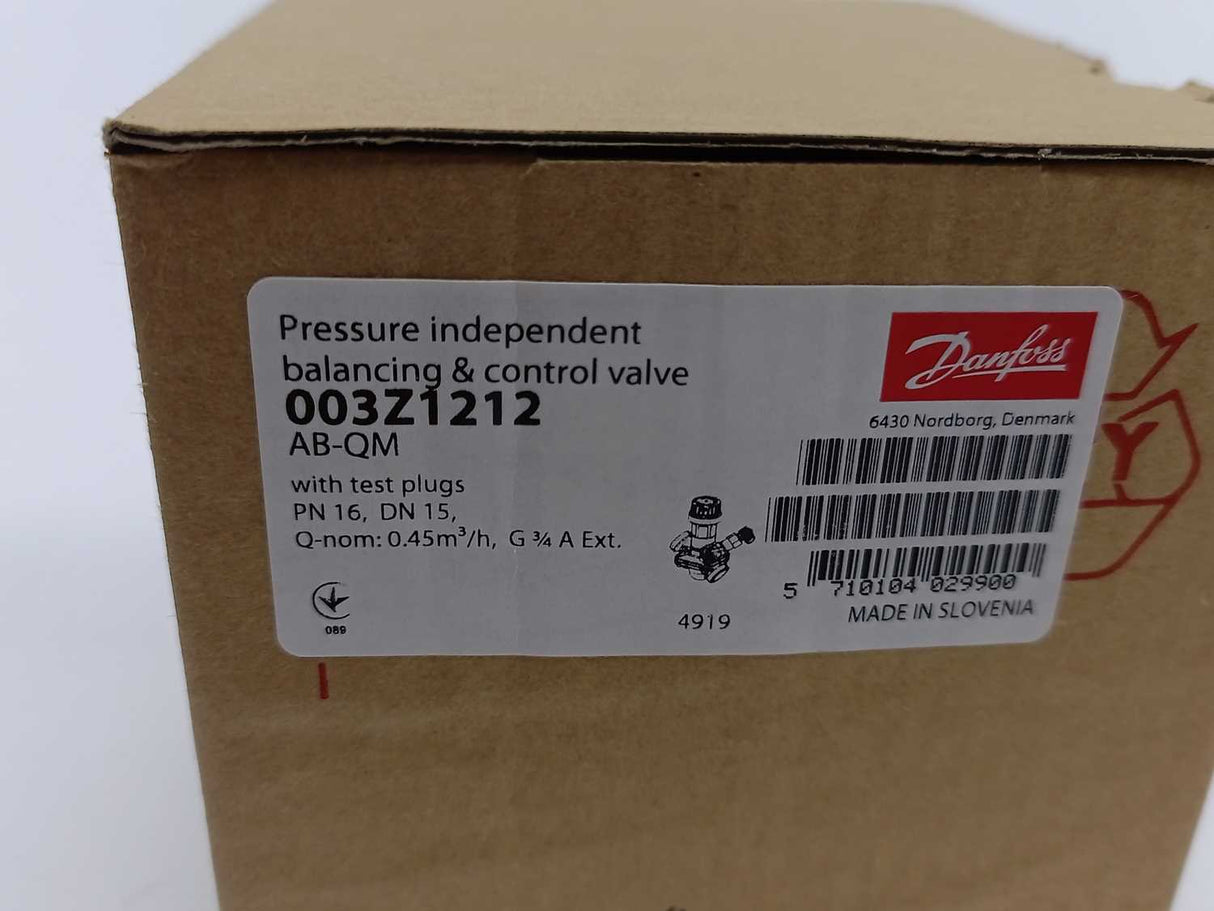 Danfoss 003Z1212 Pressure Independant Balancing and Control Valve