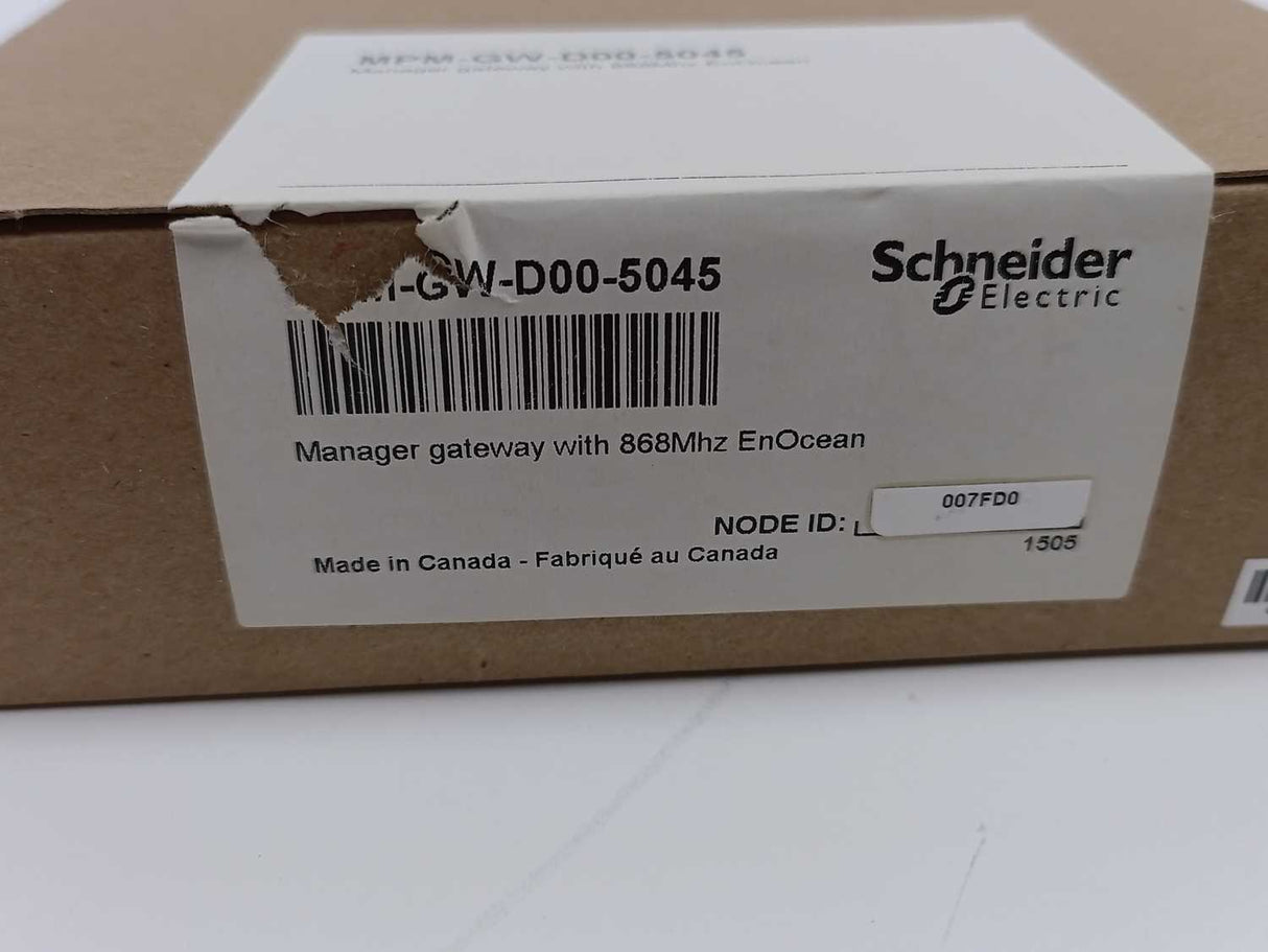 Schneider Electric MPM-GW-D00-5045 Manager Gateway with 868Mhz EnOcean