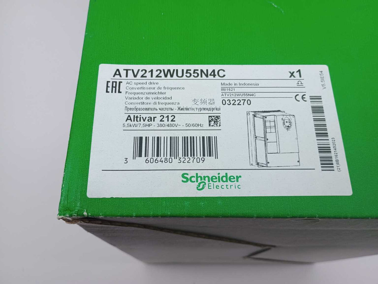 Schneider ATV212WU55N4C Variable speed drive, 5,5kW