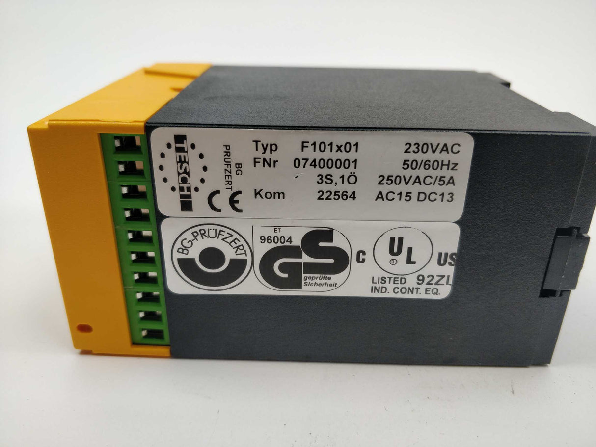 TESCH 07400001 F101x01 Safety Relay